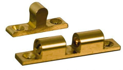 Value Collection - 1.86" Long x 0.31" Wide, Latch - Brass, with Dull Brass Finish - Benchmark Tooling