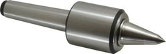 Royal Products - MT4 Taper Shank, 2.45" Head Diam 1,905 Lb Capacity Carbide Tipped Live Center - 12,000 Max RPM, 2.78" Head Length, 1-1/4" Point Diam, 2.35" Point Len, 525 Lb Max Workpc, 9-5/8" OAL, 1/2" Tip Diam, Long Point - Benchmark Tooling