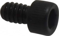 Value Collection - #4-40 UNC Hex Socket Drive, Socket Cap Screw - Alloy Steel, Black Oxide Finish, Fully Threaded, 3/16" Length Under Head - Benchmark Tooling