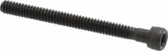 Value Collection - #4-40 UNC Hex Socket Drive, Socket Cap Screw - Alloy Steel, Black Oxide Finish, Partially Threaded, 1-1/4" Length Under Head - Benchmark Tooling