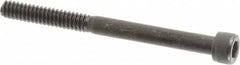 Value Collection - #10-24 UNC Hex Socket Drive, Socket Cap Screw - Alloy Steel, Black Oxide Finish, Partially Threaded, 2-1/4" Length Under Head - Benchmark Tooling