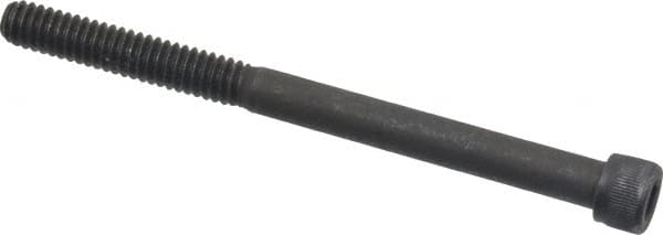 Value Collection - 1/4-20 UNC Hex Socket Drive, Socket Cap Screw - Alloy Steel, Black Oxide Finish, Partially Threaded, 3-1/4" Length Under Head - Benchmark Tooling
