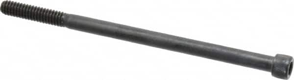 Value Collection - 1/4-20 UNC Hex Socket Drive, Socket Cap Screw - Alloy Steel, Black Oxide Finish, Partially Threaded, 4-1/2" Length Under Head - Benchmark Tooling