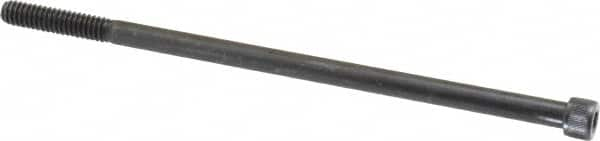 Value Collection - 1/4-20 UNC Hex Socket Drive, Socket Cap Screw - Alloy Steel, Black Oxide Finish, Partially Threaded, 5-1/2" Length Under Head - Benchmark Tooling