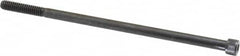 Value Collection - 1/4-20 UNC Hex Socket Drive, Socket Cap Screw - Alloy Steel, Black Oxide Finish, Partially Threaded, 5-1/2" Length Under Head - Benchmark Tooling