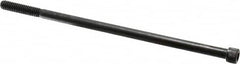 Value Collection - 1/4-20 UNC Hex Socket Drive, Socket Cap Screw - Alloy Steel, Black Oxide Finish, Partially Threaded, 6" Length Under Head - Benchmark Tooling