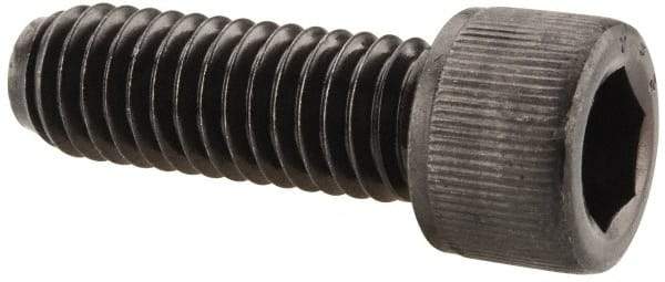 Value Collection - 3/8-16 UNC Hex Socket Drive, Socket Cap Screw - Alloy Steel, Black Oxide Finish, Fully Threaded, 1-1/8" Length Under Head - Benchmark Tooling