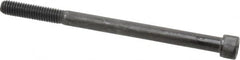 Value Collection - 3/8-16 UNC Hex Socket Drive, Socket Cap Screw - Alloy Steel, Black Oxide Finish, Partially Threaded, 5-1/2" Length Under Head - Benchmark Tooling