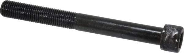 Value Collection - 3/8-24 UNF Hex Socket Drive, Socket Cap Screw - Alloy Steel, Black Oxide Finish, Partially Threaded, 3-1/2" Length Under Head - Benchmark Tooling