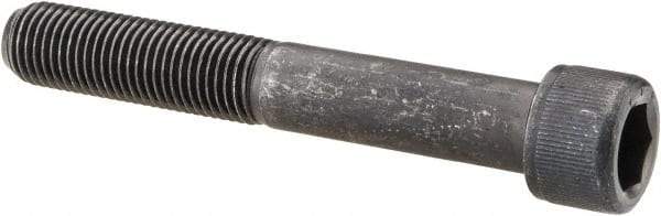 Value Collection - 7/16-20 UNF Hex Socket Drive, Socket Cap Screw - Alloy Steel, Black Oxide Finish, Partially Threaded, 3" Length Under Head - Benchmark Tooling