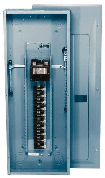 Eaton Cutler-Hammer - 8 Circuits, 120/240 VAC, 125 Amp Main, 6-1/0 AWG, Flush, Indoor Main Lug Load Center - 1 Phase, 1 NEMA Rating, 11 Inch Wide x 3.69 Inch Deep x 13 Inch High - Benchmark Tooling