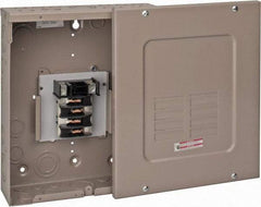 Eaton Cutler-Hammer - 8 Circuits, 120/240 VAC, 125 Amp Main, 6-1/0 AWG, Surface, Indoor Main Lug Load Center - 1 Phase, 1 NEMA Rating, 11 Inch Wide x 3.69 Inch Deep x 13 Inch High - Benchmark Tooling