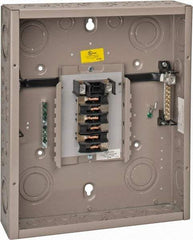 Eaton Cutler-Hammer - 12 Circuits, 120/240 VAC, 125 Amp Main, 6-2/0 AWG, Indoor Main Lug Load Center - 1 Phase, 1 NEMA Rating, 14.31 Inch Wide x 3.88 Inch Deep x 16-3/4 Inch High - Benchmark Tooling