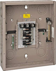 Eaton Cutler-Hammer - 12 Circuits, 208/120 VAC, 125 Amp Main, 6-2/0 AWG, Indoor Main Lug Load Center - 3 Phase, 1 NEMA Rating, 14.31 Inch Wide x 3.88 Inch Deep x 16-3/4 Inch High - Benchmark Tooling