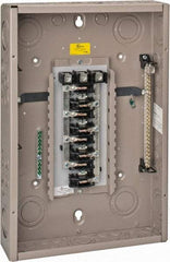 Eaton Cutler-Hammer - 24 Circuits, 208/120 VAC, 125 Amp Main, 6-2/0 AWG, Indoor Main Lug Load Center - 3 Phase, 1 NEMA Rating, 14.31 Inch Wide x 3.88 Inch Deep x 21 Inch High - Benchmark Tooling