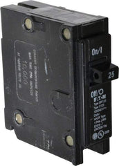 Eaton Cutler-Hammer - 25 Amp, 120/240 VAC, 1 Pole, Plug In Type BR Circuit Breaker - Thermal Magnetic Trip, 10 kA Breaking Capacity, 14-4 AWG - Benchmark Tooling