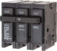 Eaton Cutler-Hammer - 70 Amp, 240 VAC, 3 Pole, Plug In Type BR Circuit Breaker - Magnetic Trip, 10 kA Breaking Capacity, 4-1/0 AWG - Benchmark Tooling