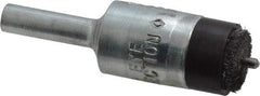 Osborn - 1/2" Brush Diam, End Brush - 1/4" Diam Shank, 3/32" Pilot Diam, 25,000 Max RPM - Benchmark Tooling