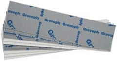 Gravotech - 8 Inch Long x 2 Inch High, Plastic Engraving Stock - Gray and White - Benchmark Tooling