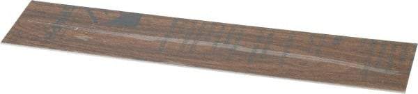 Gravotech - 10 Inch Long x 2 Inch High, Plastic Engraving Stock - Light Walnut and White - Benchmark Tooling