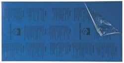 Gravotech - 24 Inch Long x 12 Inch High, Plastic Engraving Stock - Blue and White - Benchmark Tooling