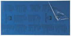 Gravotech - 24 Inch Long x 12 Inch High, Plastic Engraving Stock - Blue and White - Benchmark Tooling