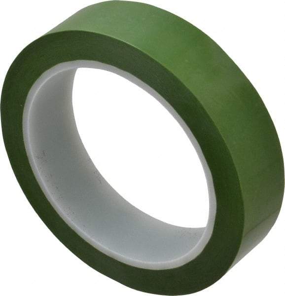 3M - 72 Yds. x 1", Green Polyester Film Tape - 8402 Series, 1.9 mil Thick, 25 Lb./Inch Tensile Strength - Benchmark Tooling