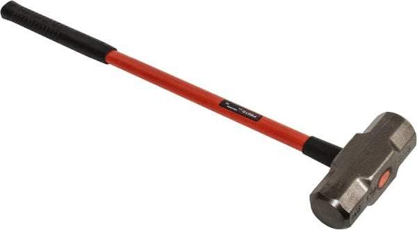 Proto - 12 Lb Head, 32" Long Sledge Hammer - Steel Head, Fiberglass Handle - Benchmark Tooling