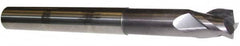 ProMax - 1/2", 3 Flute, Single End, Solid Carbide, 0.02" Corner Radius End Mill - 6" OAL, 35° Helix, Right Hand Flute, 5/8" LOC, Right Hand Cut, 2-3/8" Extended Reach - Benchmark Tooling