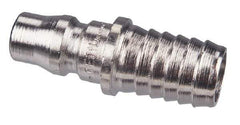 CEJN - Hose Barb Industrial Pneumatic Hose Connector - Steel Zinc-Plated, 1/4" Body Diam, 1/2" Hose ID - Benchmark Tooling