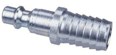 CEJN - Hose Barb Asian Pneumatic Hose Connector - Steel Zinc-Plated, 1/4" Body Diam, 1/4" Hose ID - Benchmark Tooling