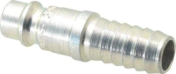 CEJN - Hose Barb European High Flow Pneumatic Hose Connector - Steel Zinc-Plated, 1/4" Body Diam, 3/8" Hose ID - Benchmark Tooling