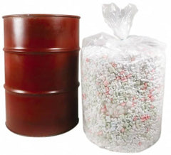 Made in USA - 5 Gal, 4 mil, LDPE Drum Liner - 19" Diam, 15" High, Flexible Liner - Benchmark Tooling