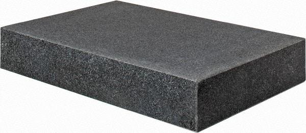 Value Collection - 18" Long x 12" Wide x 3" Thick, Granite Inspection Surface Plate - B Toolroom Grade, 0.0001" Unilateral Tolerance - Benchmark Tooling