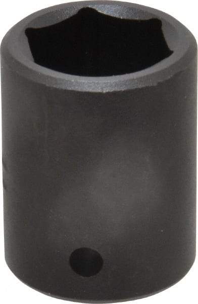 Blackhawk by Proto - 1/2" Drive 7/8" Standard Impact Socket - 6 Points, 1-5/8" OAL - Benchmark Tooling