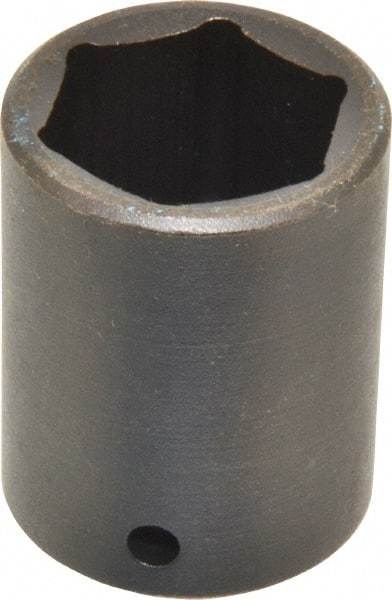 Blackhawk by Proto - 1/2" Drive 1-1/8" Standard Impact Socket - 6 Points, 2" OAL - Benchmark Tooling