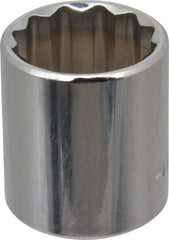 Blackhawk by Proto - 3/8" Drive, Standard Hand Socket - 12 Points, 1-7/64" OAL, Chrome Finish - Benchmark Tooling