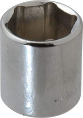 Blackhawk by Proto - 3/8" Drive, Standard Hand Socket - 6 Points, 1-13/64" OAL, Chrome Finish - Benchmark Tooling