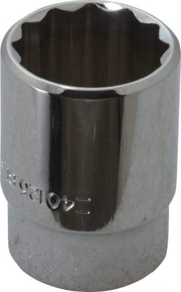 Blackhawk by Proto - 13/16", 1/2" Drive, Standard Hand Socket - 12 Points, 1-1/2" OAL, Chrome Finish - Benchmark Tooling