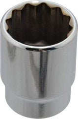 Blackhawk by Proto - 7/8", 1/2" Drive, Standard Hand Socket - 12 Points, 1-1/2" OAL, Chrome Finish - Benchmark Tooling