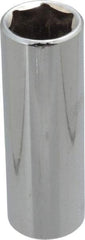 Blackhawk by Proto - 3/4", 1/2" Drive, Deep Hand Socket - 6 Points, 3-3/32" OAL, Chrome Finish - Benchmark Tooling