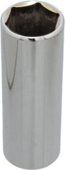 Blackhawk by Proto - 13/16", 1/2" Drive, Deep Hand Socket - 6 Points, 3-3/32" OAL, Chrome Finish - Benchmark Tooling