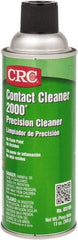 CRC - 13 Ounce Aerosol Contact Cleaner - 30,800 Volt Dielectric Strength, Nonflammable, Food Grade - Benchmark Tooling