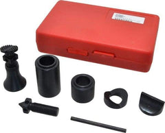Value Collection - 7 Piece, 3 to 4" High, 1,000 Lb Capacity Screw Jack Set - 3 to 4" Measuring Range, 4" Overall Height - Benchmark Tooling