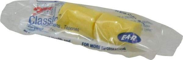 3M - Disposable, Uncorded, 29 dB, Barrel Earplugs - Yellow - Benchmark Tooling