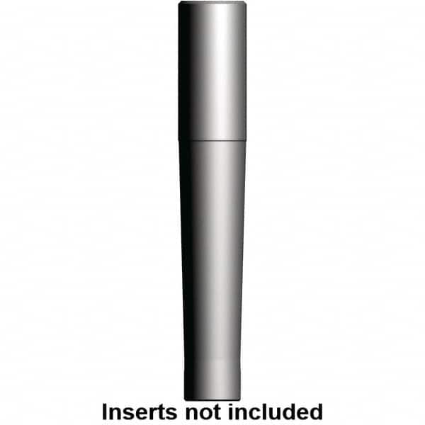Kennametal - 1-1/4" Straight Shank Milling Tip Insert Holder & Shank - 8" Projection, 1.14" Neck Diam, M16 Neck Thread, 1.141" Nose Diam, 1.236" OAL, Tungsten Alloy M-29 Tool Holder - Benchmark Tooling