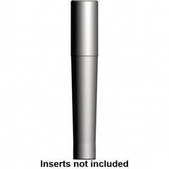 Kennametal - 1-1/4" Straight Shank Milling Tip Insert Holder & Shank - 8" Projection, 1.14" Neck Diam, M16 Neck Thread, 1.141" Nose Diam, 1.236" OAL, Tungsten Alloy M-29 Tool Holder - Benchmark Tooling