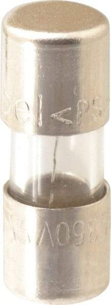 Ferraz Shawmut - 140 VDC, 350 VAC, 4 Amp, Fast-Acting Miniature Glass Fuse - Clip Mount, 15mm OAL, 10 at 125 V kA Rating, 5mm Diam - Benchmark Tooling