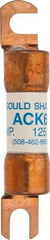 Ferraz Shawmut - 6 Amp Time Delay Round Forklift & Truck Fuse - 125VAC, 125VDC, 3.07" Long x 0.5" Wide, Bussman ACK6, Ferraz Shawmut ACK6 - Benchmark Tooling