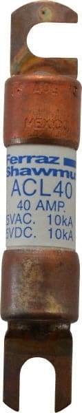 Ferraz Shawmut - 40 Amp General Purpose Round Forklift & Truck Fuse - 125VAC, 125VDC, 3.07" Long x 0.5" Wide, Bussman ACL40, Ferraz Shawmut ACL40 - Benchmark Tooling